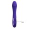 Фиолетовый вибростимулятор Elemetal-Youth - 19,3 см.