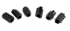 Набор из 6 чёрных насадок POWER PENIS SLEEVE SET 