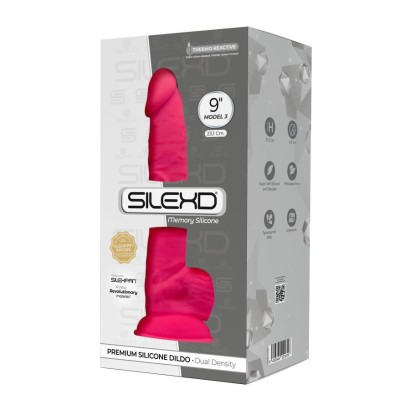 Розовый фаллоимитатор SILEXD Model 3 - 23 см.