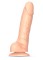 Телесный фаллоимитатор Sliding Skin Realistic Dildo XXL с подвижной кожей - 20 см.