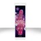 Розовый реалистичный вибромассажер Starlight Gems Aries Vibrating Massager -  20,3 см.