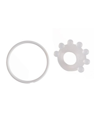 Эрекционное кольцо с мягкой стимулирующей насадкой