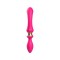 Розовый двусторонний вибромассажёр - 26,8 см.