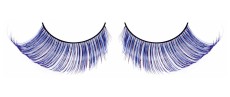 Светло-синие ресницы-перья