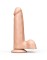 Фаллоимитатор на присоске телесного цвета - 16,5 см.