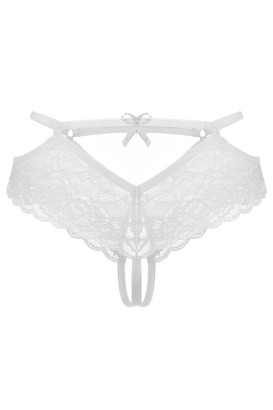 Эротические трусики Agnes из цветочного кружева