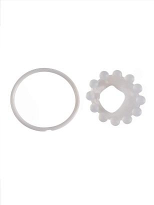 Эрекционное кольцо со стимулирующими шариками на поверхности