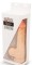 Телесный реалистичный вибратор - 25 см. 