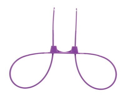 Фиолетовые пластиковые наручники Zip Tie Cuffs