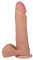 Телесный фаллоимитатор на присоске F&F BEST COCK 8 - 22 см.