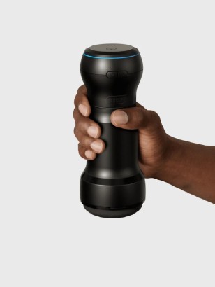 Ченый мастурбатор с интерактивная насадкой PowerBlow & Feel Pocket Stroker