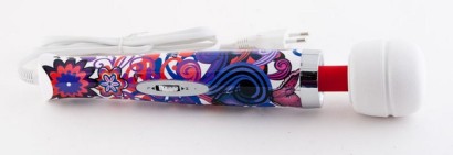 Вибромассажер Enchanted Flower с цветочным принтом