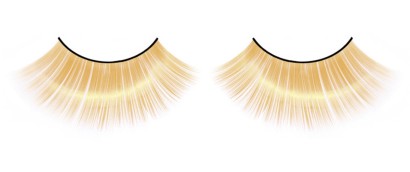 Пушистые оранжевые ресницы