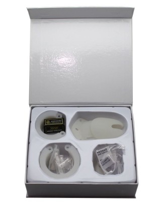 Белый силиконовый пояс верности с замочком