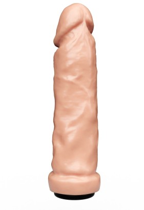 Фаллическая гелевая насадка для трусиков Харнесс - 19,5 см.