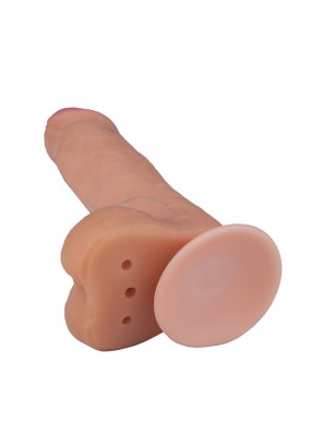 Телесный фаллоимитатор на присоске F&F BEST COCK 7 - 20 см.