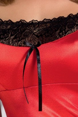 Соблазнительная сорочка Lauren с кружевной отделкой