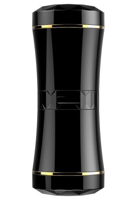 Двусторонний мастурбатор в колбе - вагина и анус