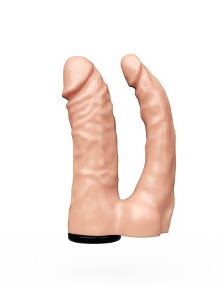 Двойная насадка для страпона Харнесс - 15,5 см.