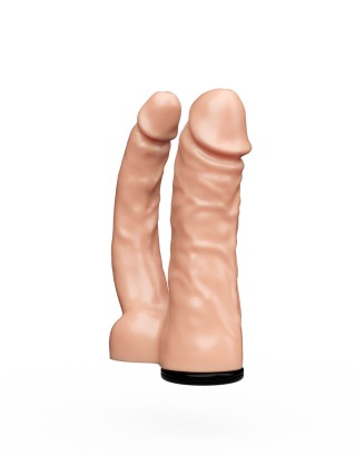 Двойная насадка для страпона Харнесс - 15,5 см.