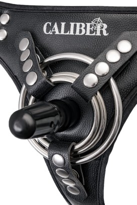 Черные трусики для страпона RealStick CALIBER