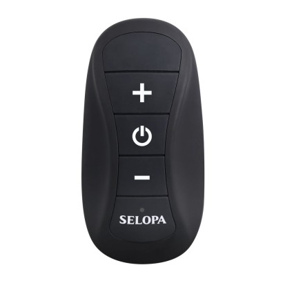 Черная анальная вибропробка с пультом ДУ Black Beauty - 11,3 см.