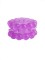 Лиловое эрекционное кольцо с 2 рядами стимулирующих шариков