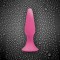 Розовая анальная пробка Sliders Silicone Anal Plugs Large на присоске - 15,2 см.