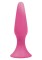Розовая анальная пробка Sliders Silicone Anal Plugs Large на присоске - 15,2 см.