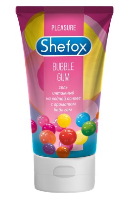 Интимная гель-смазка Shefox «Бабл гам» - 50 мл.             