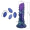 Фиолетовый яйцеродящий фаллоимитатор Duskwalker Sentinal на присоске - 22,4 см.