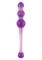 Большой фиолетовый стеклянный анальный стимулятор CRYSTAL KEGEL