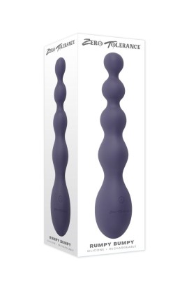 Серый вибростимулятор Rumpy Bumpy - 17,5 см.