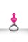 Розовая анальная елочка Jolie Platinum Plug Small из силикона - 9,9 см. 