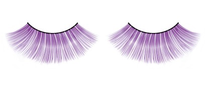 Длинные фиолетовые ресницы Deluxe
