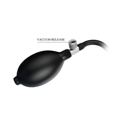 Анальная пробка с функцией расширения Ebon Leviathan - 17,5 см.