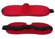 Красная глухая маска на резинке