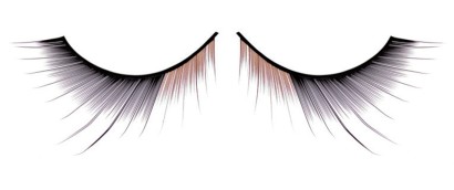 Чёрно-коричневые ресницы Deluxe