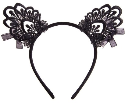 Ушки кошечки из кружева Leg Avenue