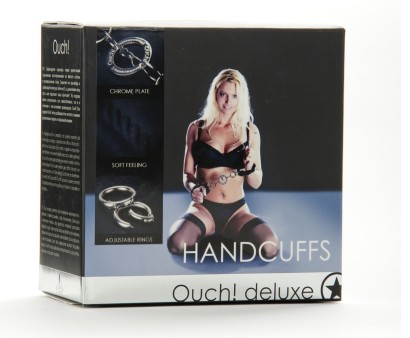 Чёрные кандалы Luxury с хлопковыми петлями