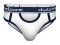 Белые мужские трусы-брифы с вырезом