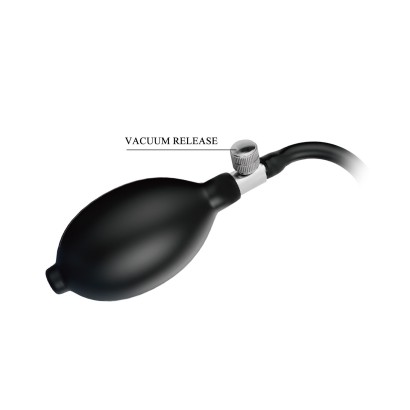 Красный фаллоимитатор с функцией расширения Shadow Behemoth - 21 см.