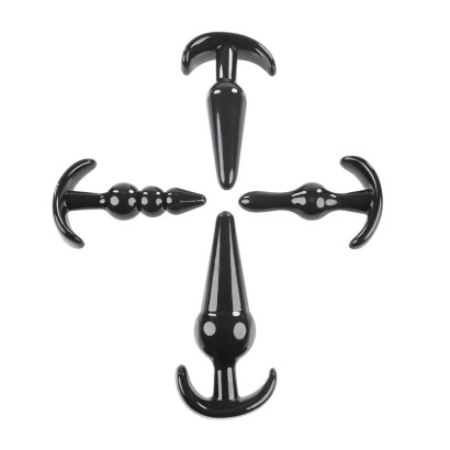 Набор из 4 анальных пробок-якорей Intro To Plugs