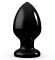 Черная анальная пробка MAGNUM 8 - 11,5 см.