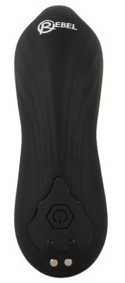 Черная анальная пробка с вибрацией, вращением и пультом ДУ RC Butt Plug with 2 Functions