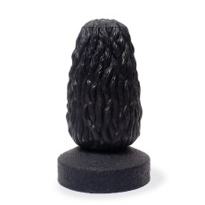 Чёрный анальный стимулятор  Шишечка 