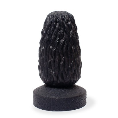 Чёрный анальный стимулятор  Шишечка 