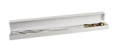 Белая плетка Luxury Whip Copper с покрытой медью рукоятью