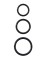 Набор из трех черных эрекционных колец Silicone 3-Ring Stamina Set