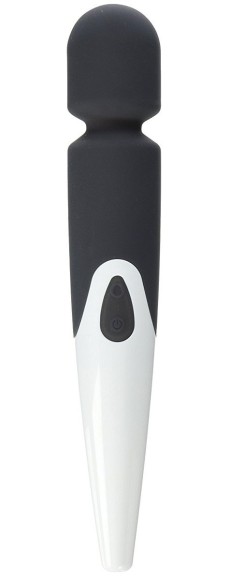 Чёрный жезловый вибромассажер Halo Wireless Multi-speed